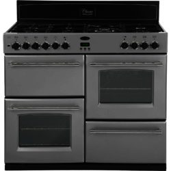 Belling Classic 110DFT 110cm Duel Fuel Range Cooker with FSD in Silver